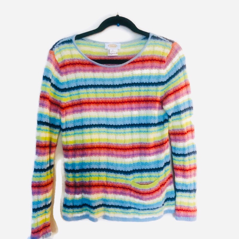 Talbots knit Sweater  Striped M